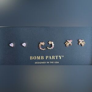 BP Bomb Party Earrings studs